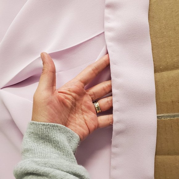 SoldE Vince Layered Vneck Crepe Blouse in Pink - Picture 11 of 14